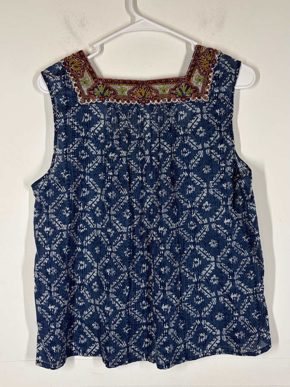 NWOT Sundance Square Neck Beaded Tank Top Size Small - Picture 2 of 8